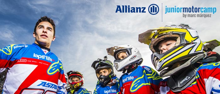 ¡Ya puedes inscribirte al 2º Allianz Junior Motor Camp con Marc Márquez!